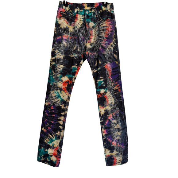 MNML Multicolor Tie-Dye Straight Jeans - Picture 6 of 16